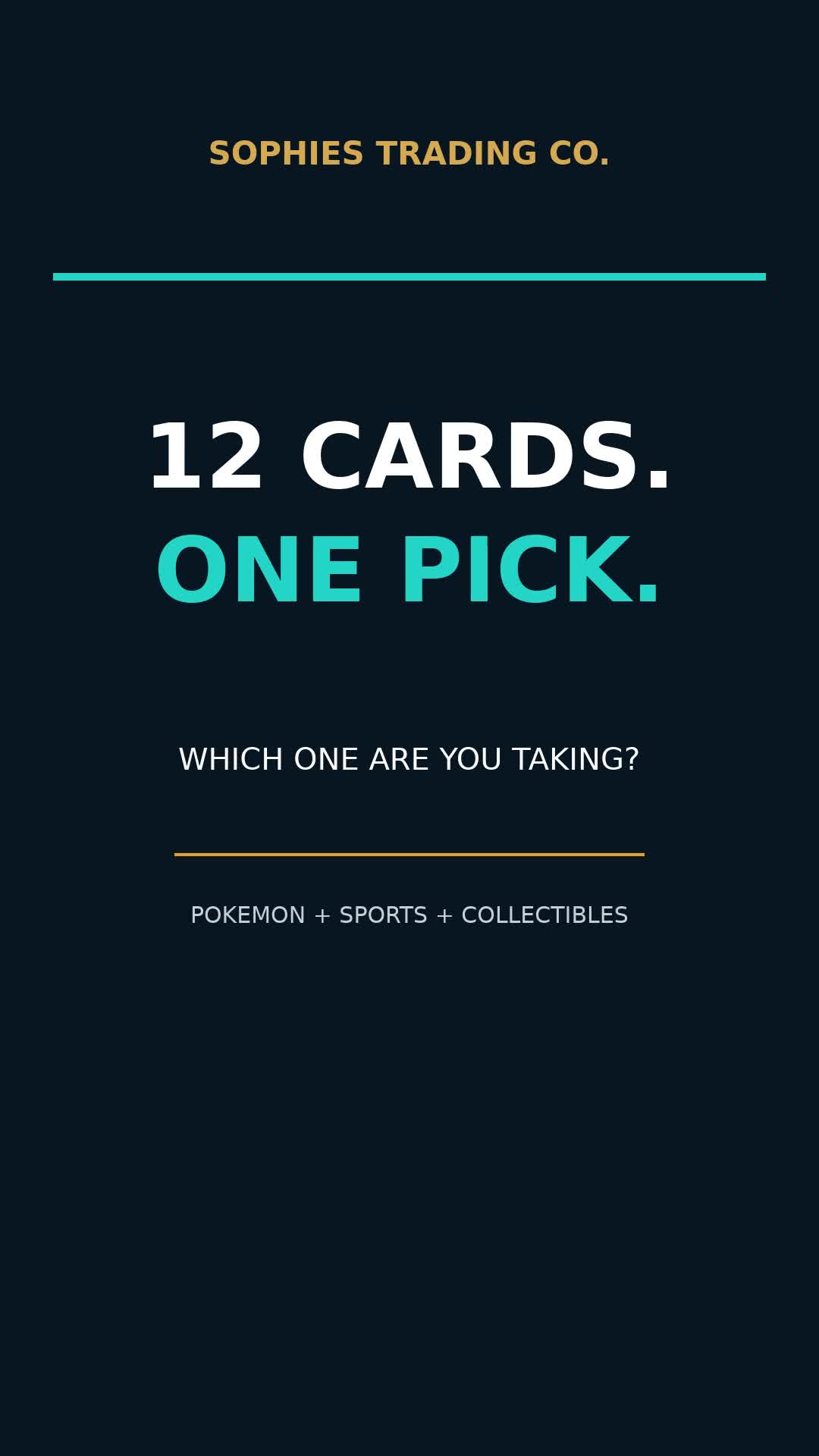 A showcase of sports and trading cards from Sophie’s Trading Co.